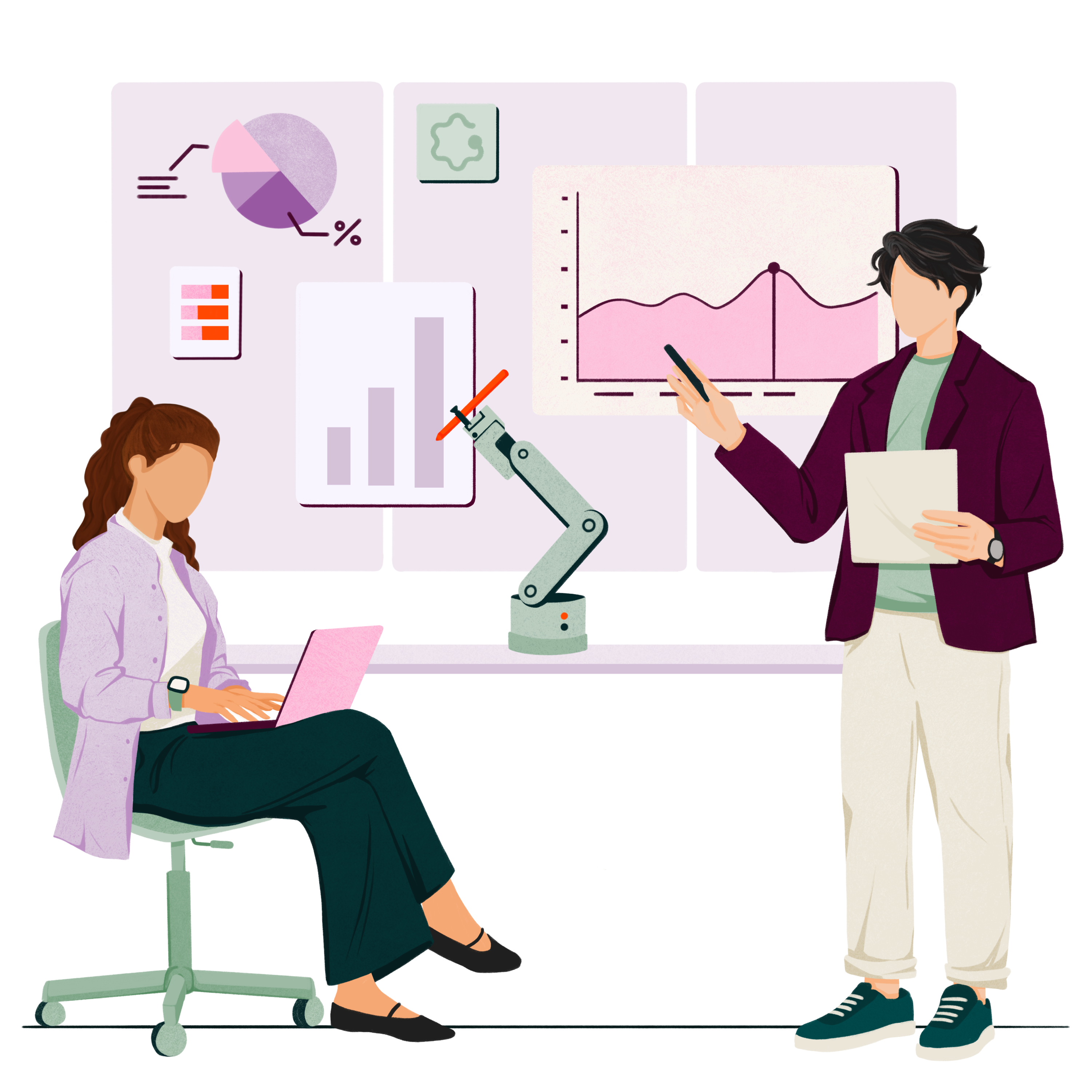 HubSpot solutions partner illustration
