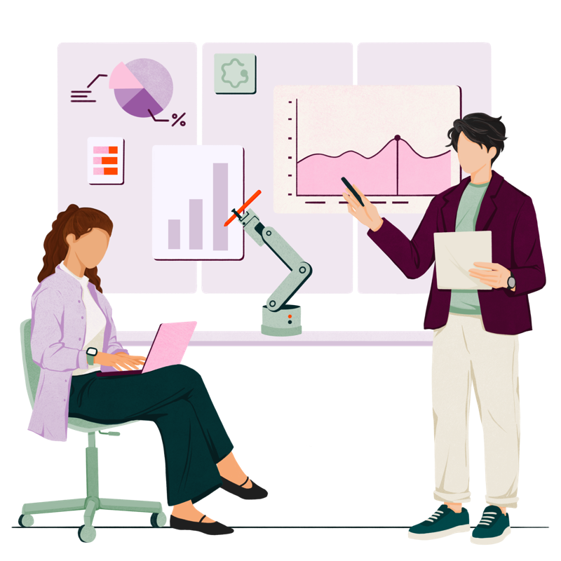 HubSpot solutions partner illustration